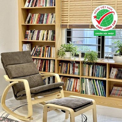 | POANG | plywood óc chó/bạch dương | vải cotton | nâu | R67xS139xC86 cm