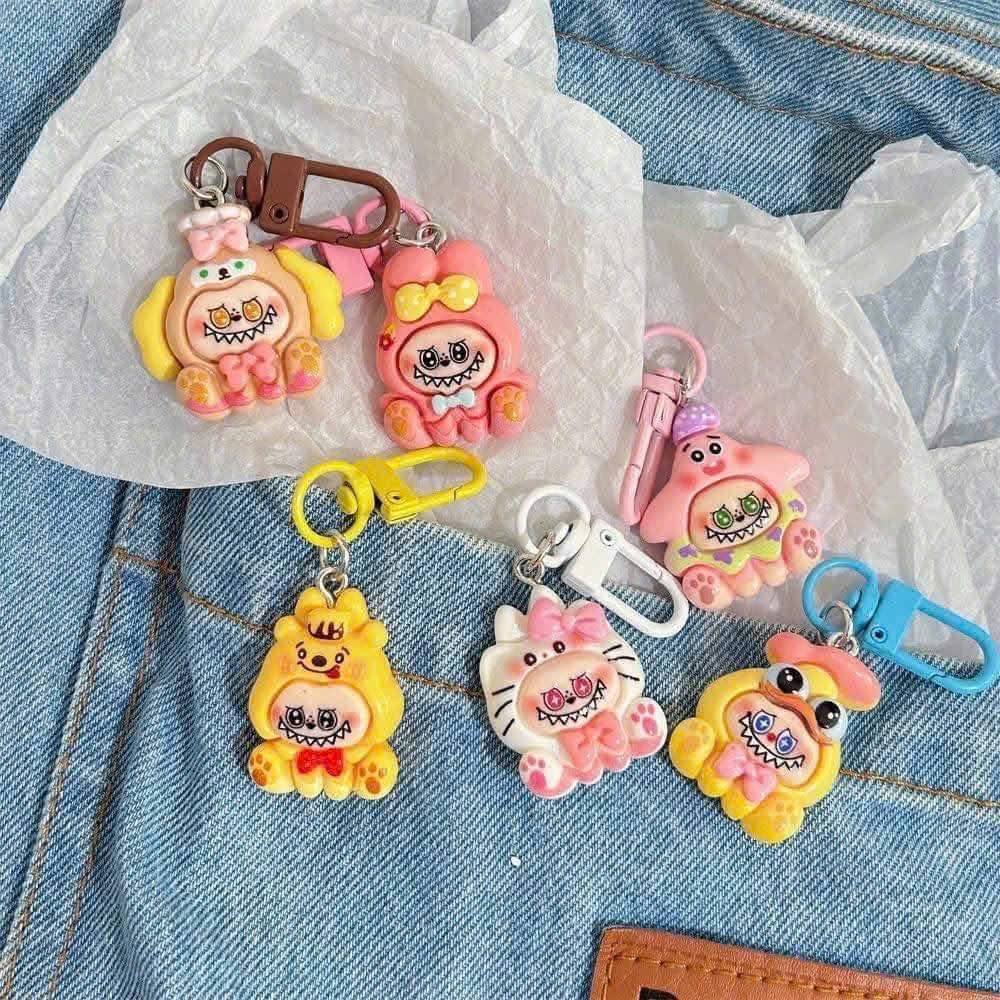 Set 5 móc khóa 4YOU Labubu ngộ nghĩnh