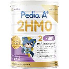 Sữa Pedia A+ 2HMO số 2 (900g) – Dinh dưỡng cải tiến dành cho trẻ suy dinh dưỡng, thấp còi