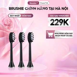 [GIÁ 223K TẠI LIVE SHOP] Set 3 đầu bàn chải thay thế của bàn chải điện Brushie siêu tiết kiệm, LIS