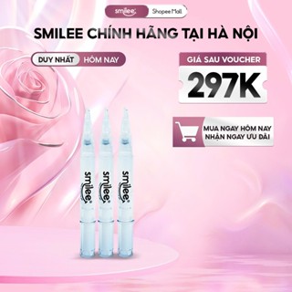 [GIÁ 300K TẠI LIVE SHOP] Bộ 3 bút gel làm trắng răng Smilee dùng cho bộ kit trắng răng Smilee Extra và Smilee Max, LIS