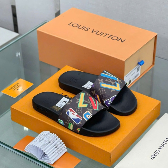 Dép Quai Ngang Louis Vuitton Monogram Luxury Hot Trend