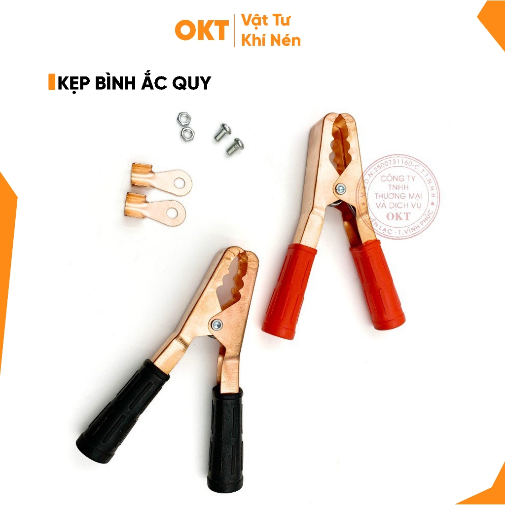 | Combo 5 Cặp | Kẹp Bình Ắc Quy . Kẹp Bình Đồng | Kẹp Sạc, Kích Bình Ô Tô – Xe Máy Loại Bền