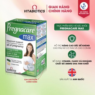 [LIVE] TPBVSK PREGNACARE MAX Hỗ Trợ Bổ Sung Vitamin,Khoáng Chất Cho Phụ Nữ Mang Thai &Cho Con Bú Vitabiotics