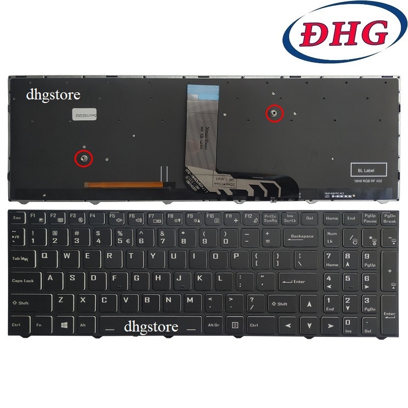 Bàn phím laptop Gigabyte G5 GD