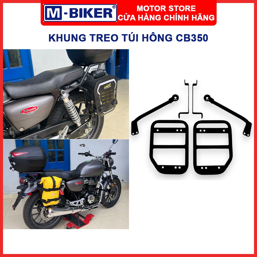 Khung treo túi hông CB350, Baga hông CB350, Giá đỡ túi hông CB350, Khung hông dành cho Honda CB350