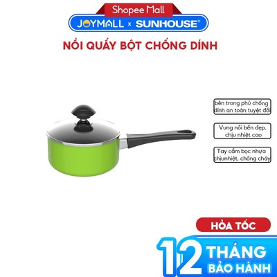 Nồi Quấy Bột Chống Dính Sunhouse SHG-MP14 14cm, Hàng Chính Hãng - JoyMall
