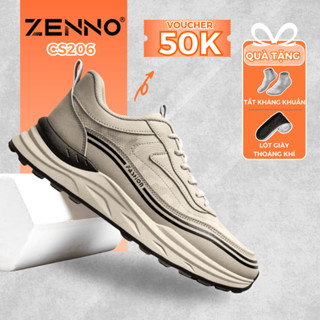 Giày Thể Thao Nam ZENNO CS206 - Sneaker Thời Trang Phong Cách Cách Hàn Quốc Thoáng Khí Êm Chân