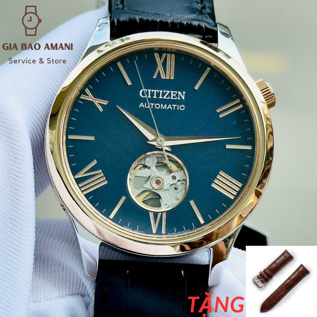 Đồng Hồ Nam CITIZEN Open Heart NH9136-02L Chính Hãng Tặng Dây Da Cao Cấp