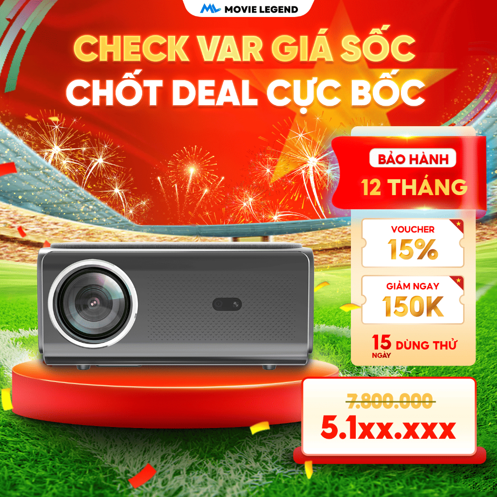 [ COMBO 2026 ] Máy Chiếu H8 Pro Max Version 3 - Movie Legend - Full HD 1080P - Hỗ Trợ 4K
