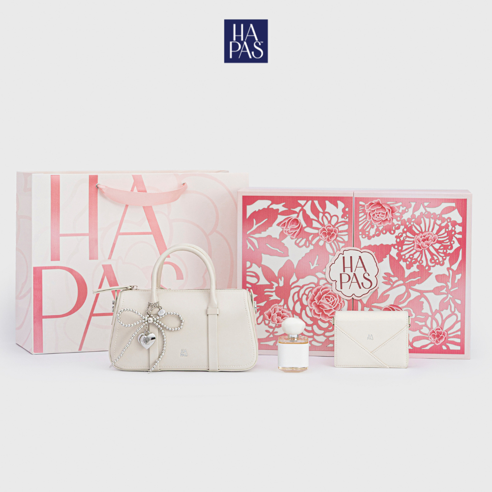 [HOAPAS] Bộ Quà Tặng "Yêu Yêu" HAPAS Túi Xách Tidy - Món Quà Ý Nghĩa Tặng Người Thương