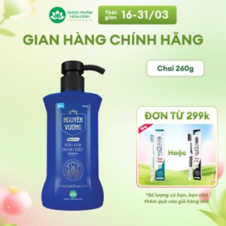 Dầu gội dược liệu Nguyên Vương Sảng khoái dành cho nam chai 260g - Hương sảng khoái