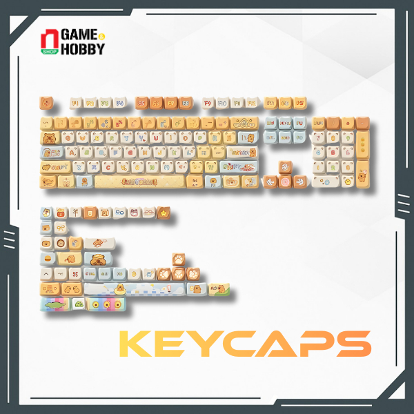 BỘ KEYCAP BÀN PHÍM CƠ AKKO CAPYBARA CHÍNH HÃNG AKKO