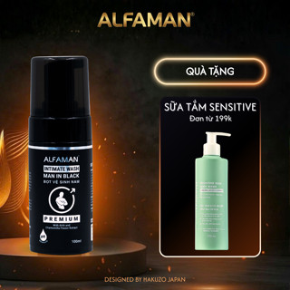 [NEW] Dung Dịch Vệ Sinh Nam Dạng Bọt ALFAMAN Intimate Wash For Men Hương Nước Hoa Nam Tính Mới Chai 100ml