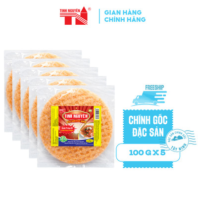 Combo 5 Bánh Tráng Ớt Tây Ninh Tinh Nguyên (100gx5gói)