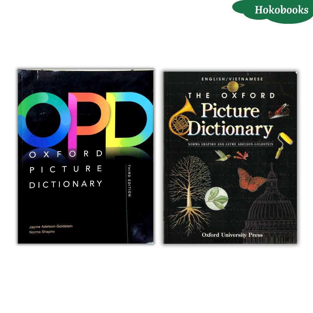Sách - Oxford Picture Dictionary - Bản Anh-Anh/Anh-Việt - In màu laser sắc nét
