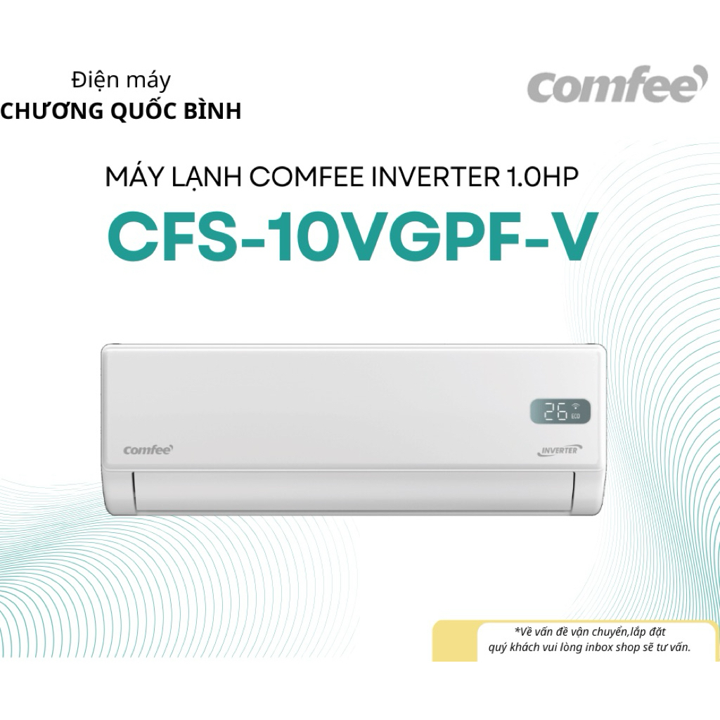 Máy lạnh  điều hoà Comfee 1hp inverter CFS-10VGPF-V