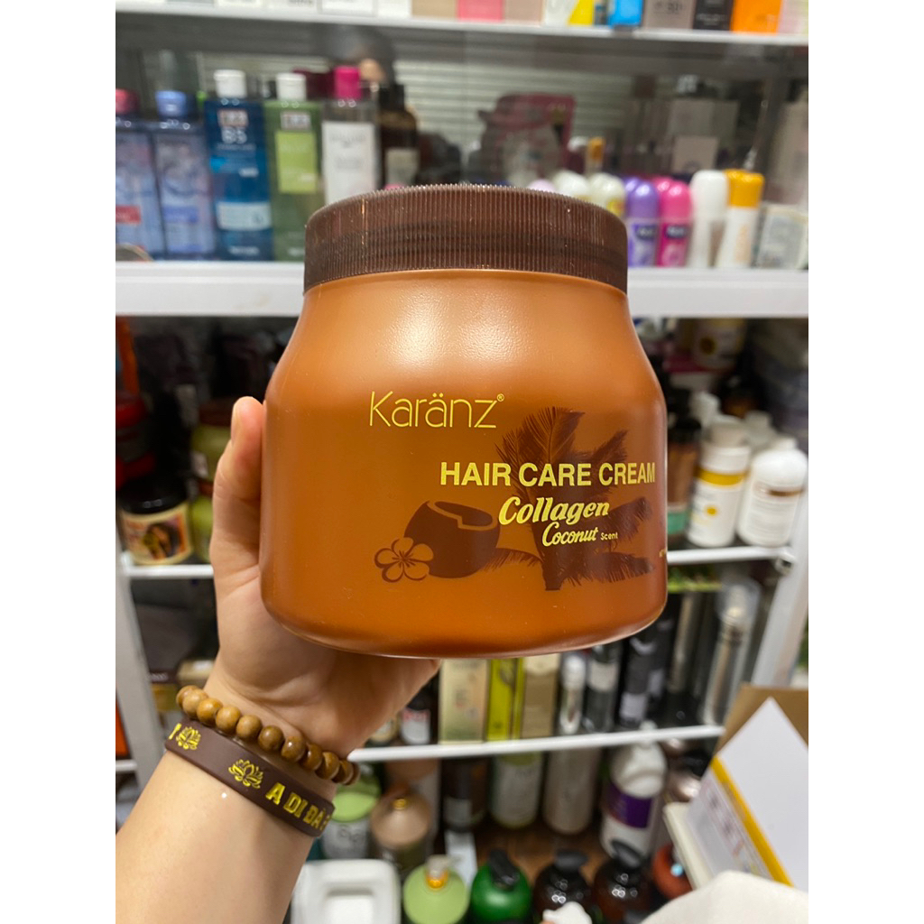 (XẢ TÓC MÙI DỪA ) HẤP Ủ TÓC MỀM MƯỢT HƯƠNG MÙI DỪA COLLAGEN KARANZ (1000ml)