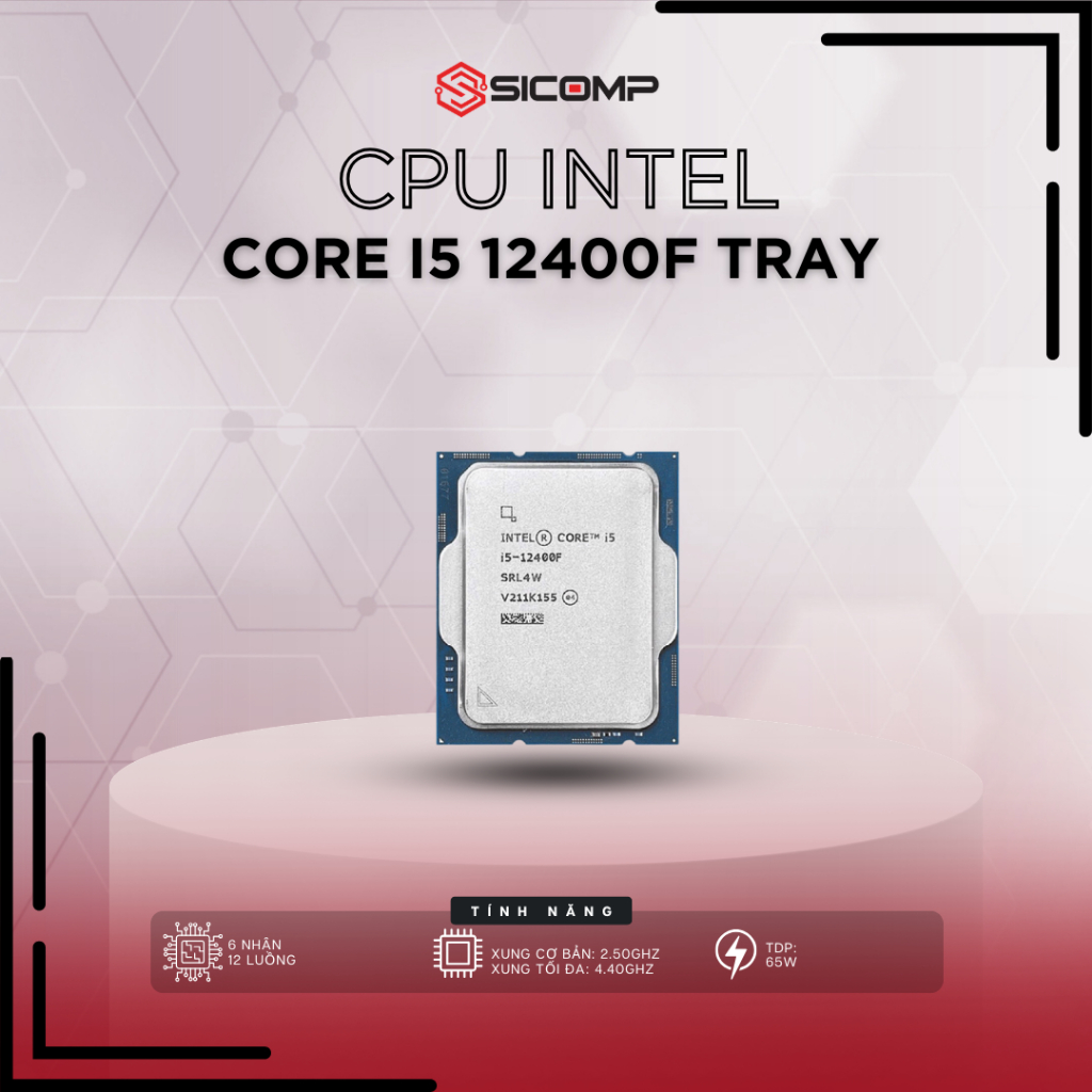 [FV] CPU Intel Core i5 12400F TRAY / i5 13400F TRAY / i5 14600KF TRAY NEW 100%,  BH 3 NĂM