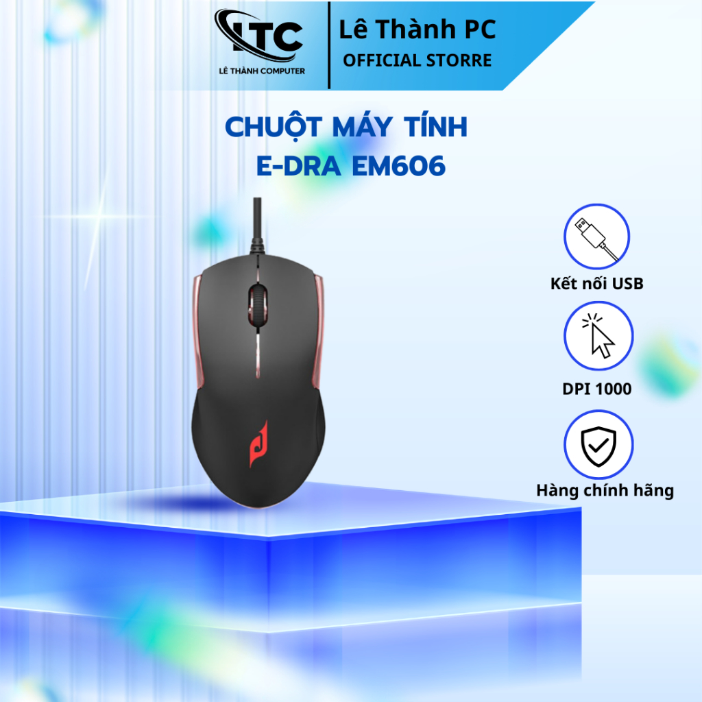 Chuột máy tính E-DRA EM606 -Bảo hành 24 tháng