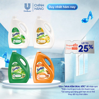 Nước rửa chén Sunlight Bio-care với thành phần từ 100% tự nhiên Chai 3.5kg