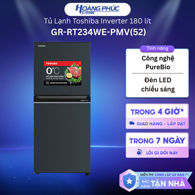 Tủ Lạnh Toshiba Inverter 180 Lít GR-RT234WE-PMV(52) / 194 lít GR-RT252WE-PMV(52) {Ship HCM 0Đ}