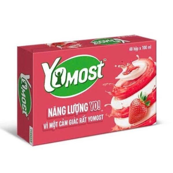 Thùng 48 Hộp Sữa chua uống Yomost 100ml