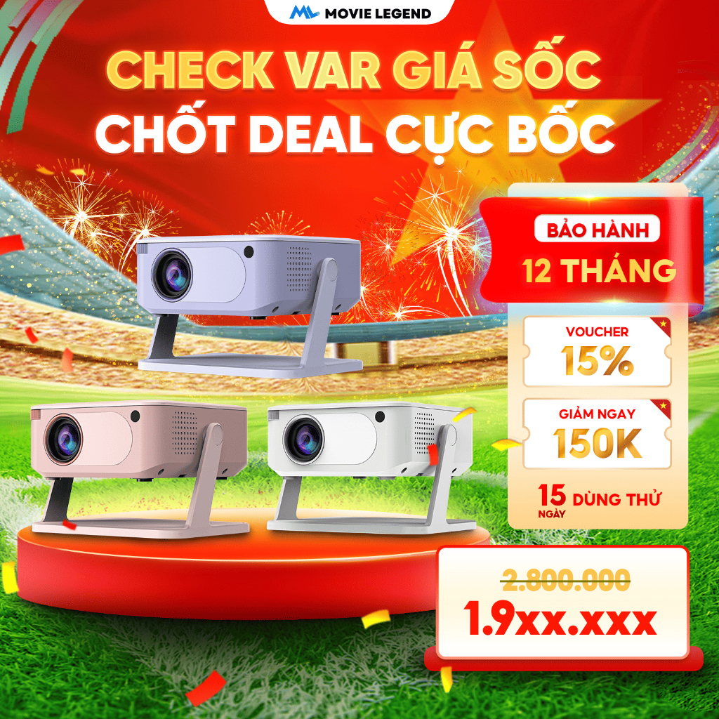 [ CHÍNH HÃNG ] Máy Chiếu M3 MiniGo - Máy Chiếu Movie Legend