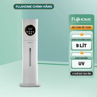 Máy tạo ẩm, xông tinh dầu FUJIHOME HM09UV1 khử khuẩn UV dung tích lớn - Bảo hành 12 tháng