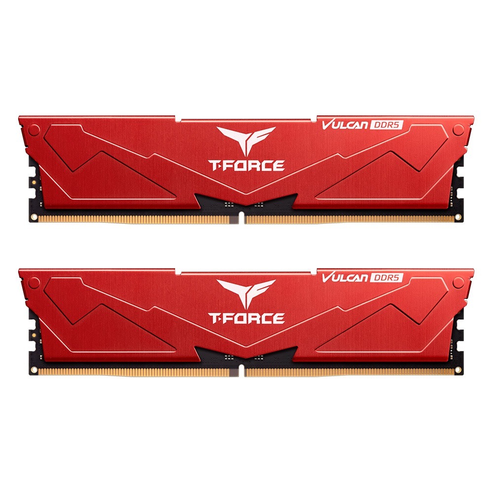 Ram TEAMGROUP T-Force Vulcan Red DDR5 32GB (2x16GB) 6000MHz CL38 Intel XMP 3.0 & AMD Expo New chính 