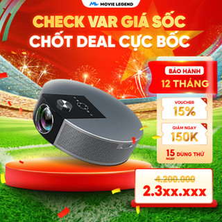 [ CHÍNH HÃNG ] Máy Chiếu Q10 Full HD - Máy Chiếu Movie Legend - Hỗ Trợ 4K, Xem Bóng Đá