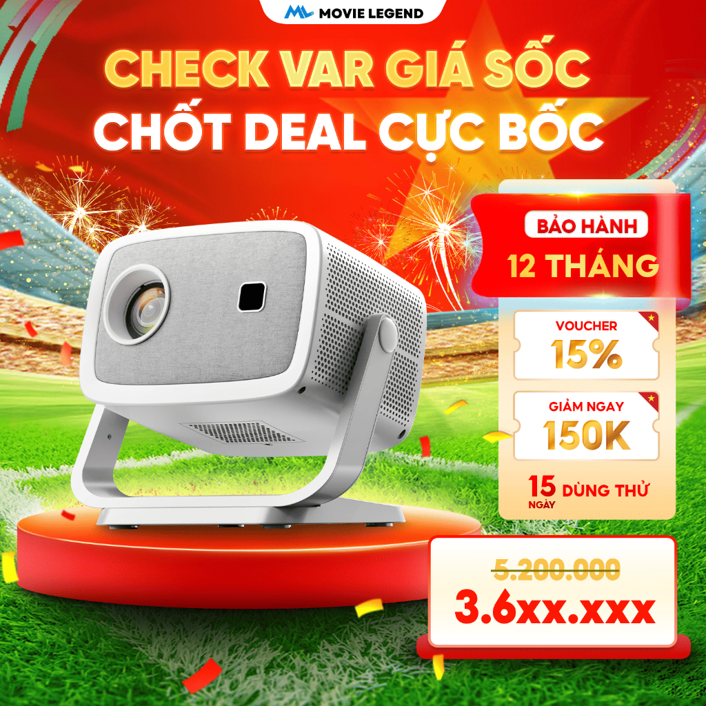 [ NEW 2026 ] Máy Chiếu M10 Pro - Máy Chiếu Movie Legend, Máy Chiếu Full HD