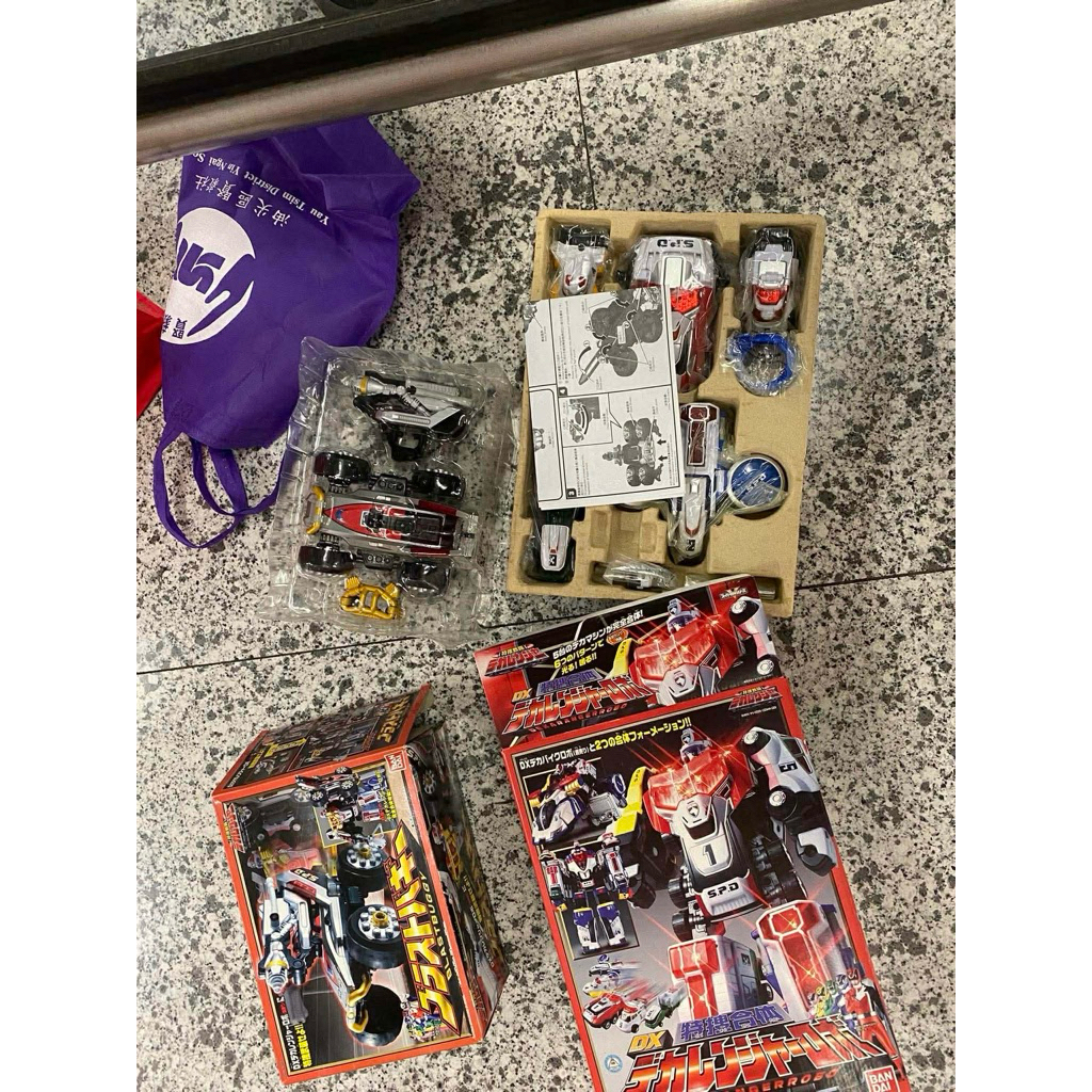 đồ chơi tuổi thơ : DEKARANGER fullbox, nobox Ver hongkong và nhật