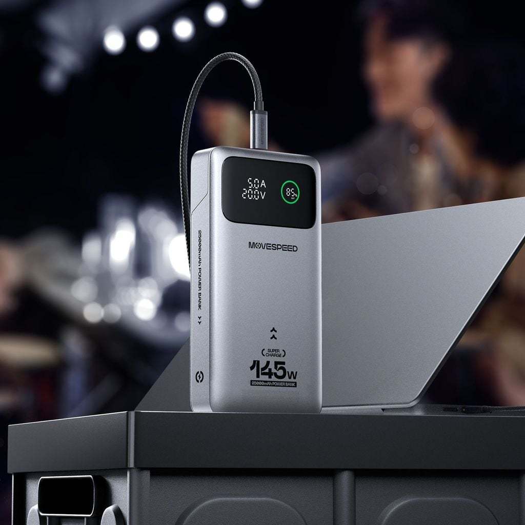 Sạc dự phòng Movespeed M25 PRO | 25000mAh | 145W