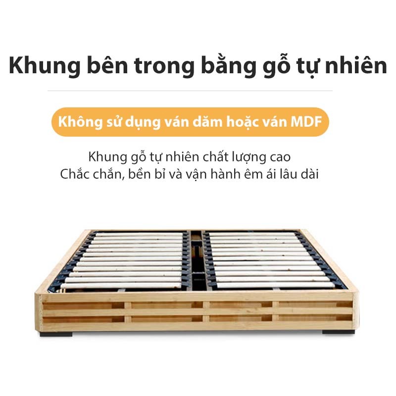 ALVIN Giường ngủ giường pallet Chống ẩm và kháng nấm mốc Không gây tiếng động khi trở mình | BigBuy360 - bigbuy360.vn
