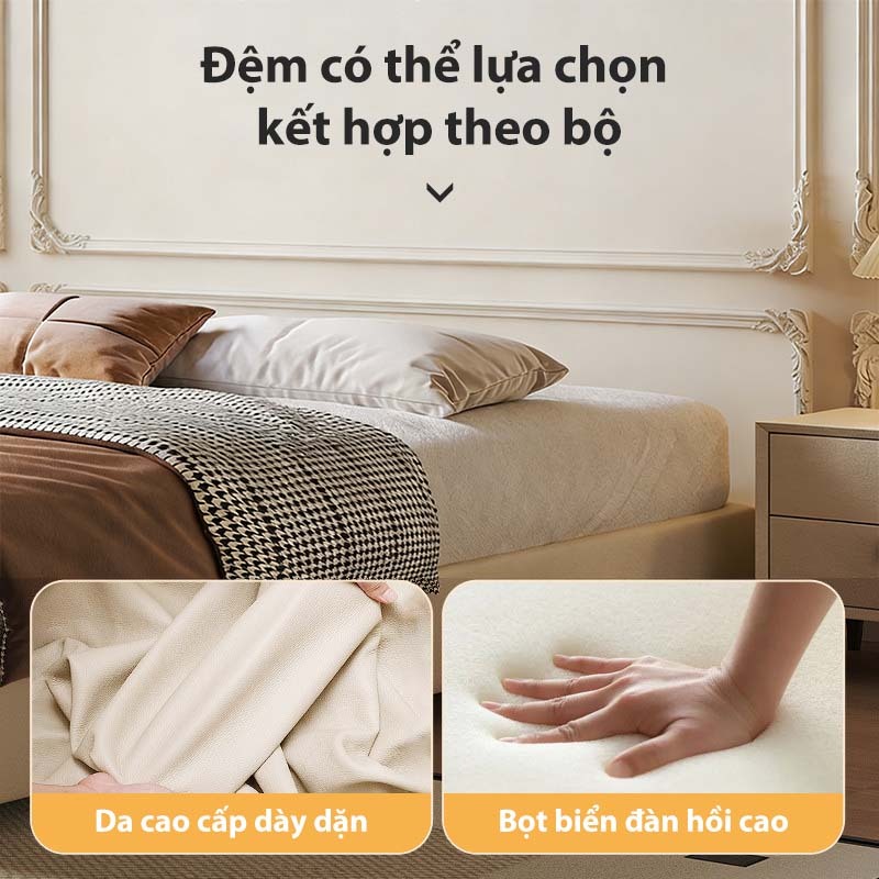 ALVIN Giường ngủ giường pallet Chống ẩm và kháng nấm mốc Không gây tiếng động khi trở mình | BigBuy360 - bigbuy360.vn