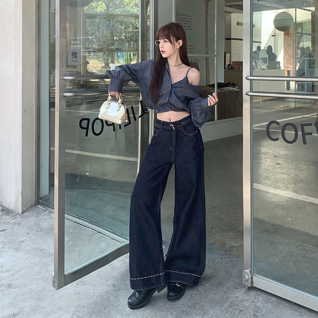 ( Jerry Clothings ) Quần bò xuông dài 95cm hàng QC L1