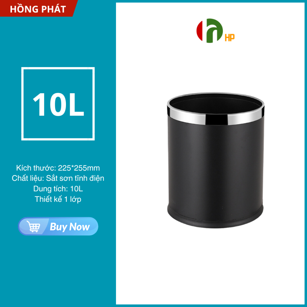 Thùng rác Mini 10L VHP-DJ-KF01