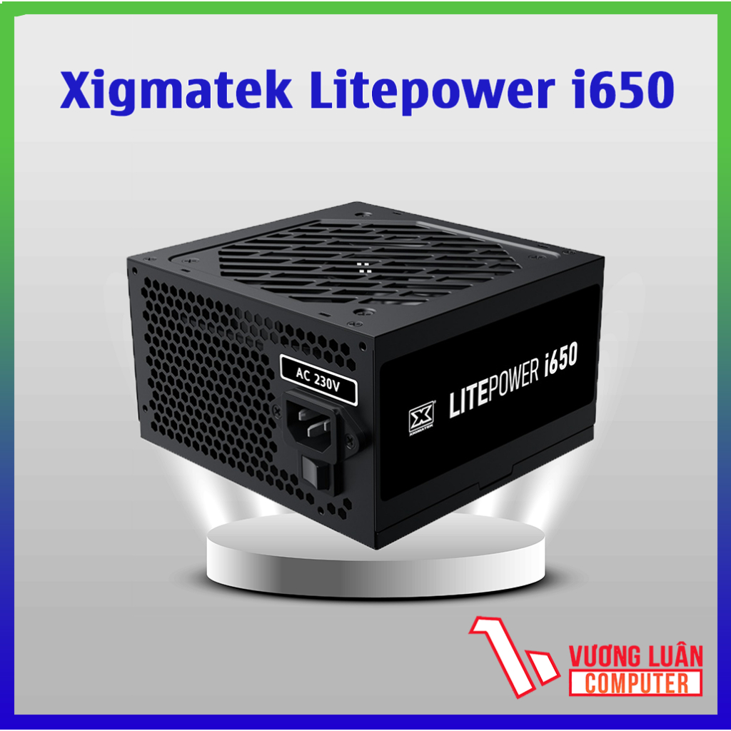 Nguồn Máy Tính Xigmatek Litepower i650 500w-HÀNG CHÍNH HÃNG-FULL VAT