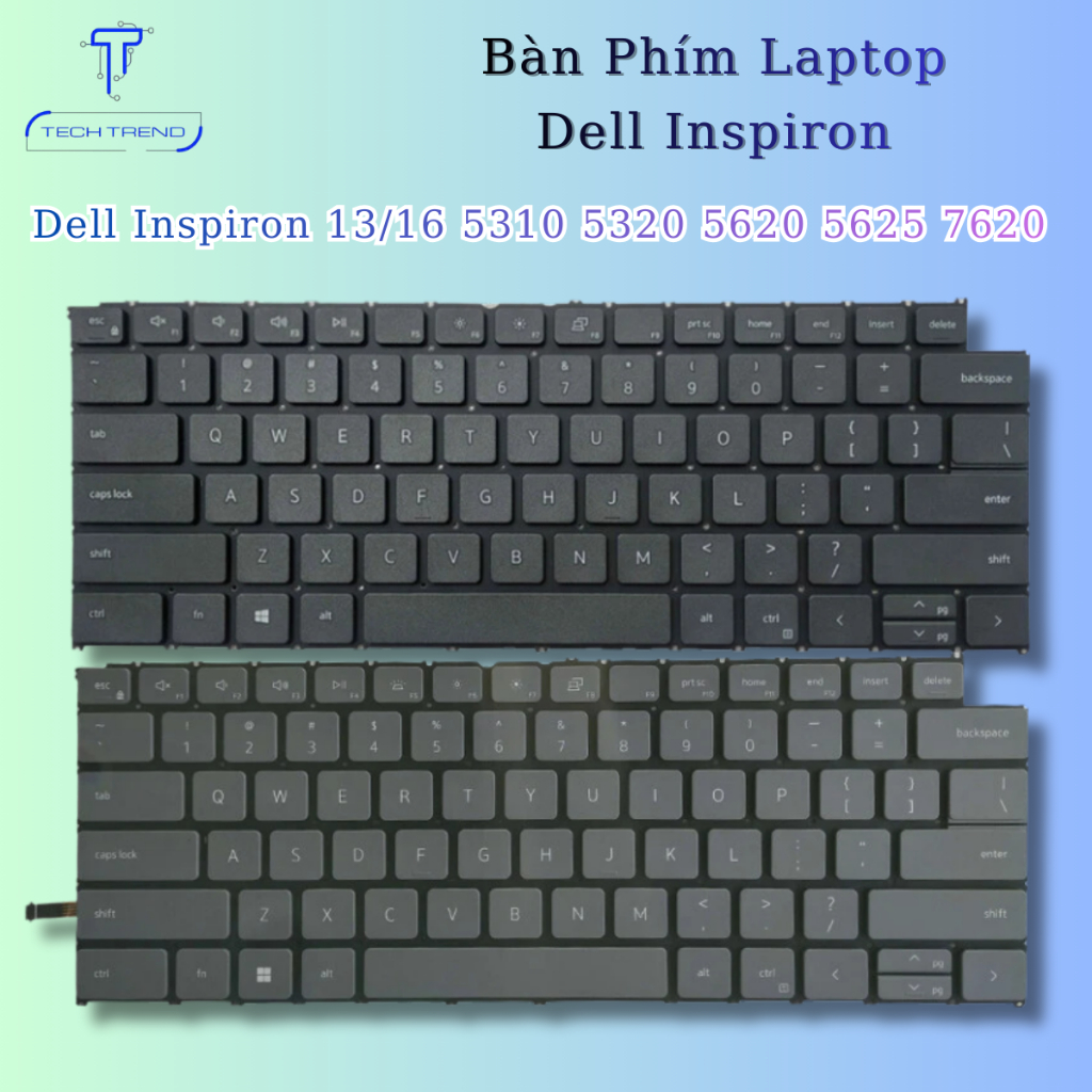 Bàn Phím Laptop Dell Inspiron 13/16 5310 5320 5620 - New