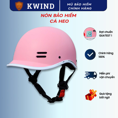 Nón cá heo nửa đầu chính hãng SUNDY, an toàn, dễ thương, freesize 55-59cm, phù hợp nam, nữ