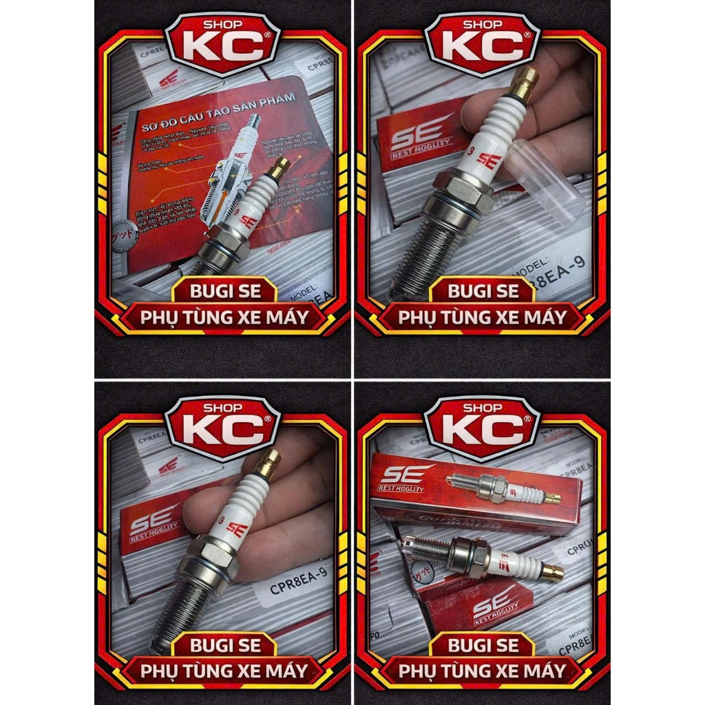 Bugi SE Cho Xe Máy – Bugi Đánh Lửa Tốt, Giúp Xe Nổ Êm, Tiết Kiệm Nhiên Liệu