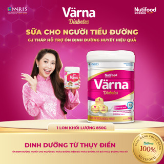 Sữa Bột Tiểu Đường VARNA DIABETES Lon (850gr) - GI Thấp, Hỗ Trợ Ổn Định Đường Huyết