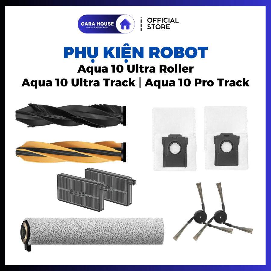 Phụ kiện Robot Xiaomi Dreame Aqua 10 Ultra Roller / Aqua 10 Ultra Track / Aqua 10 Pro Track