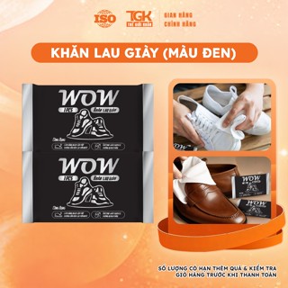 Combo 10 Khăn lau giày siêu sạch KRCLEAN, nhỏ gọn tiện lợi khi du lịch, lau nhanh vết bẩn trên, giày da, giày sneaker