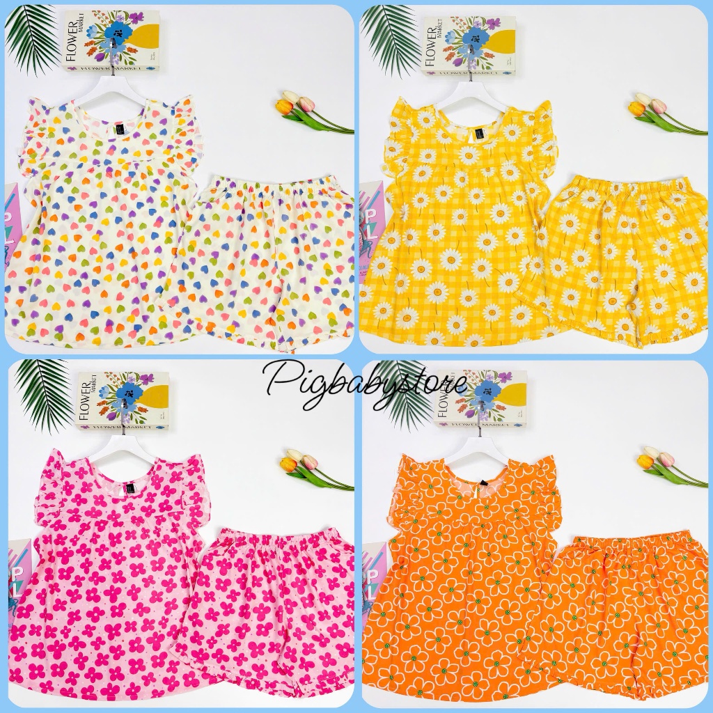 Đồ Bộ Tole Nữ Mặc Nhà, Bộ Tole Nữ Đùi Cánh Tiên Vải Lanh Mát VNXK 40-75kg, Có Bigsize - Pigbabystore