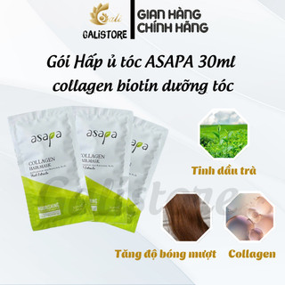 Gói Hấp Ủ Phục Hồi Tóc LAVOX, ASAPA 30ml  collagen vitaminb5 biotin dưỡng tóc Galistore