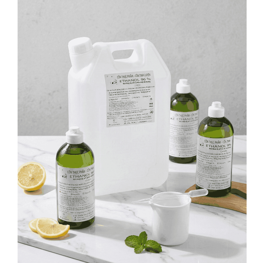 Cồn Ethanol 96% chuyên điều chế sát khuẩn/mỹ phẩm Winefood