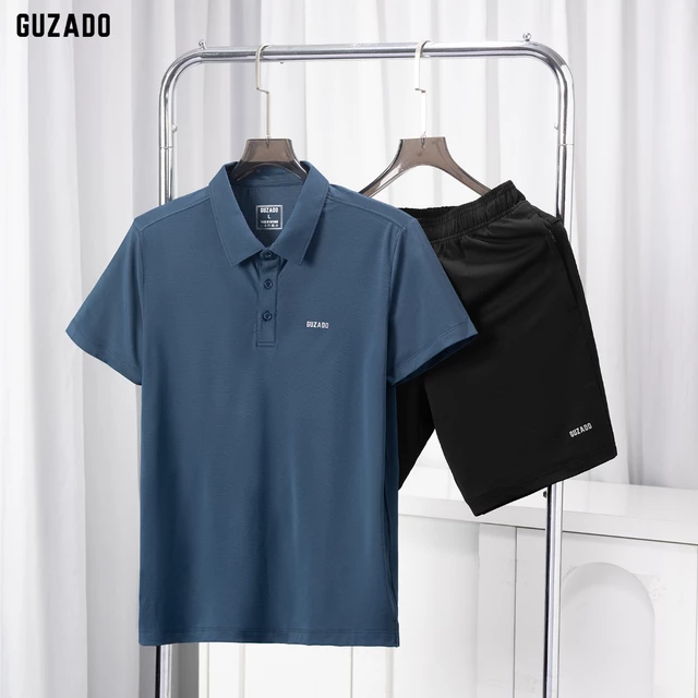 Bộ Quần Áo Nam GUZADO Mẫu Polo Thể Thao Vải Coolmax Thông Hơi Siêu Mát Siêu Co Giãn BPL02