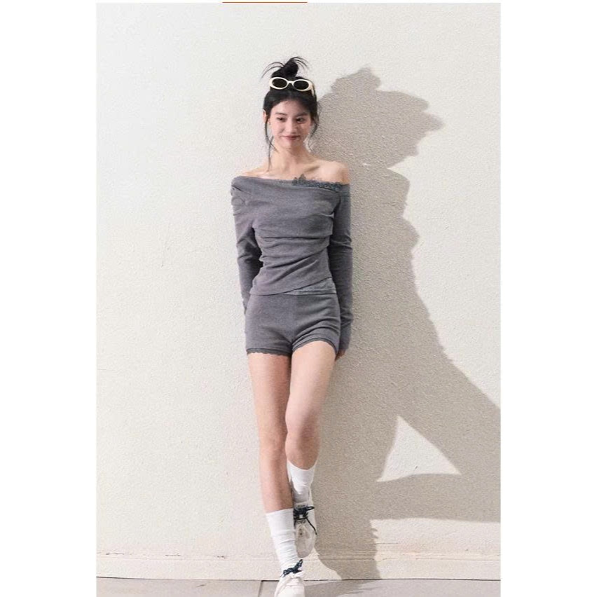 [OAKMOO]  Quần short - màu xám